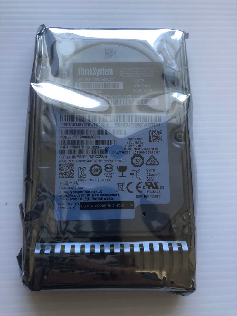 レノボ ( Lenovo )　 HDD ハードディスク 1.2TB 新品