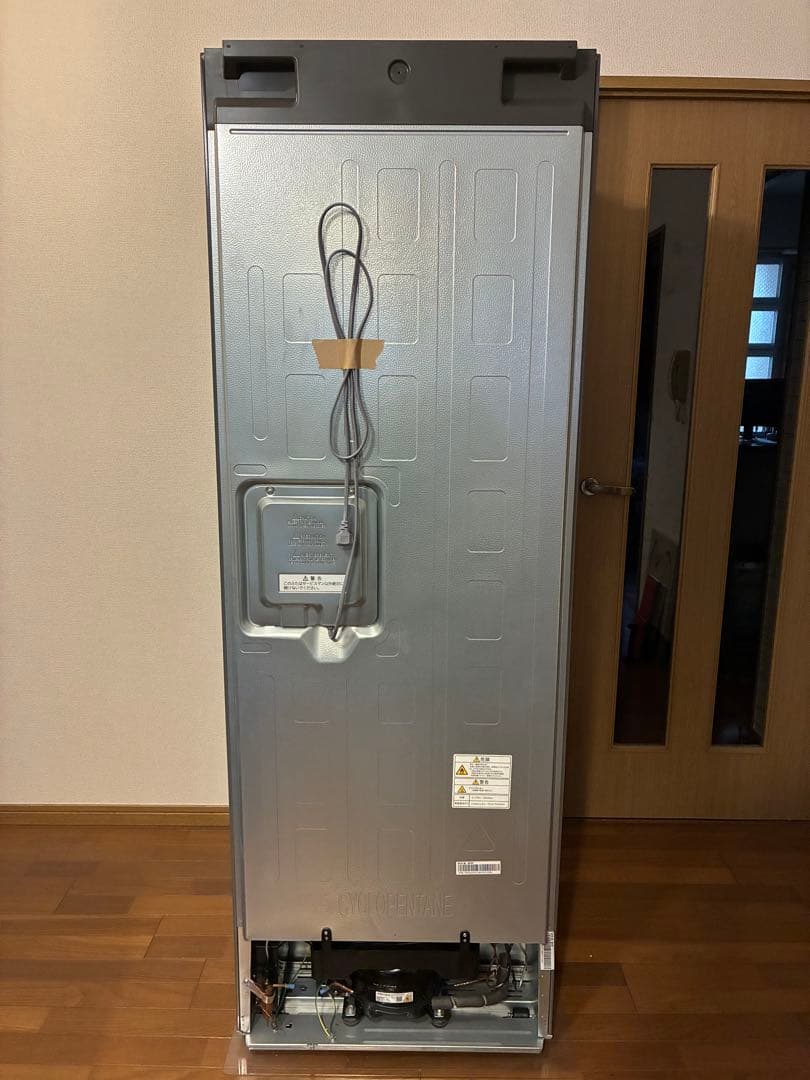 Hisense 3ドア冷蔵庫 グレー冷凍冷蔵庫 HR-D36ES