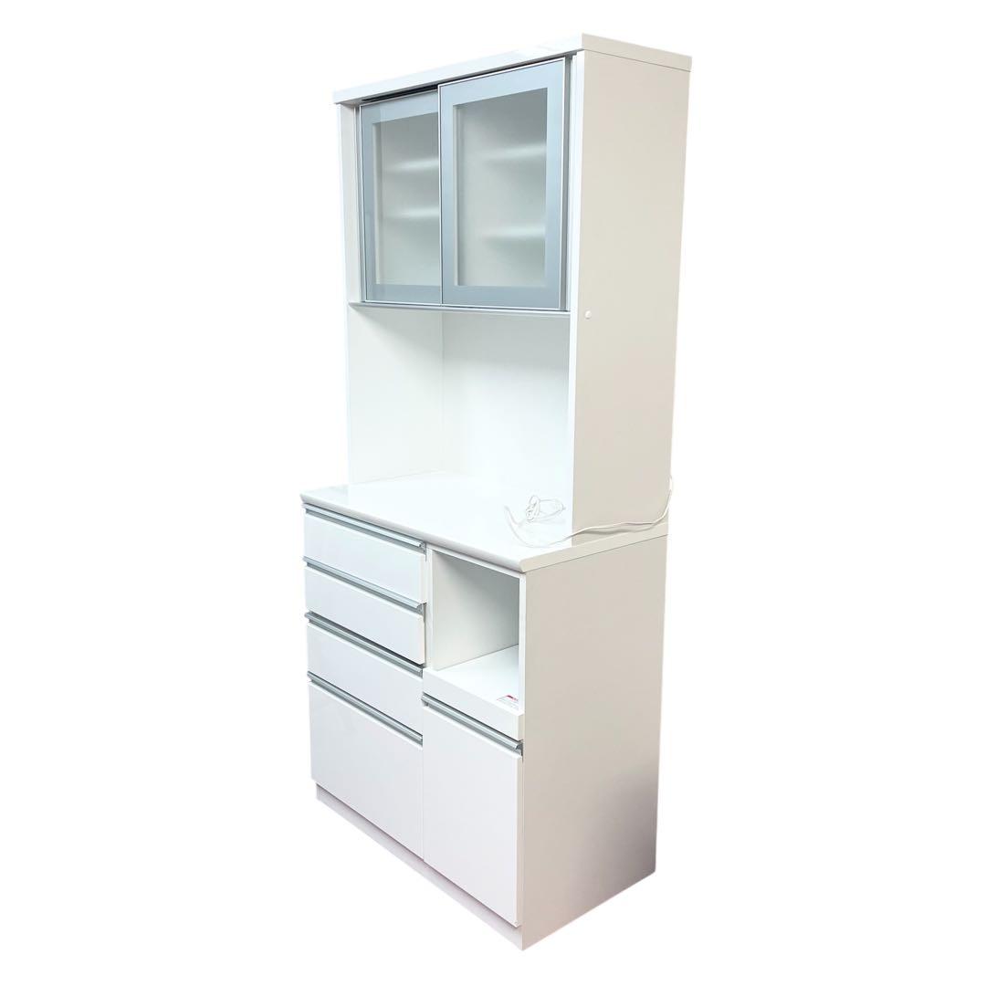 ニトリ　キッチンボード　食器棚　レジューム