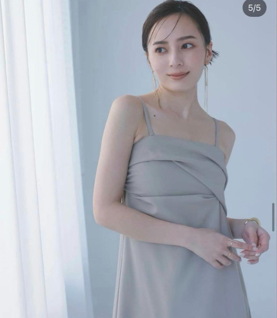 anuans フレールベアワンピース beige