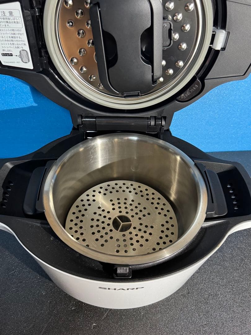 SHARP HEALSIO 電気圧力鍋 ホットクック　KN-HW16E-W
