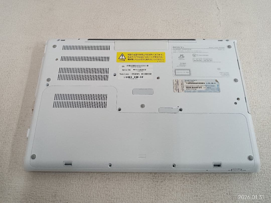 ⊇ SONY VAIO PCG-41218N 8GB ストレージ無