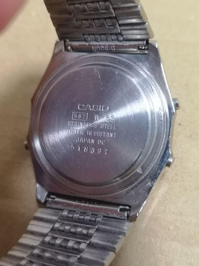 1986年 CASIO W-39 腕時計