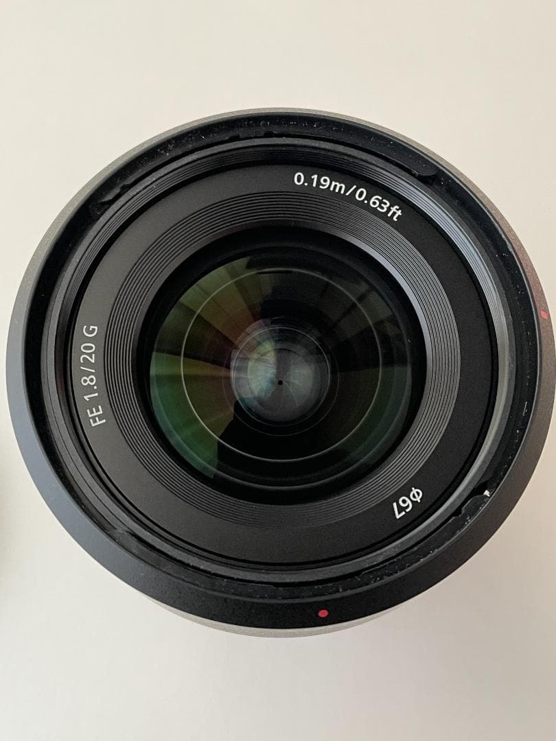 SONY 20mm F1.8 SEL20F18G　ソニー　Eマウント