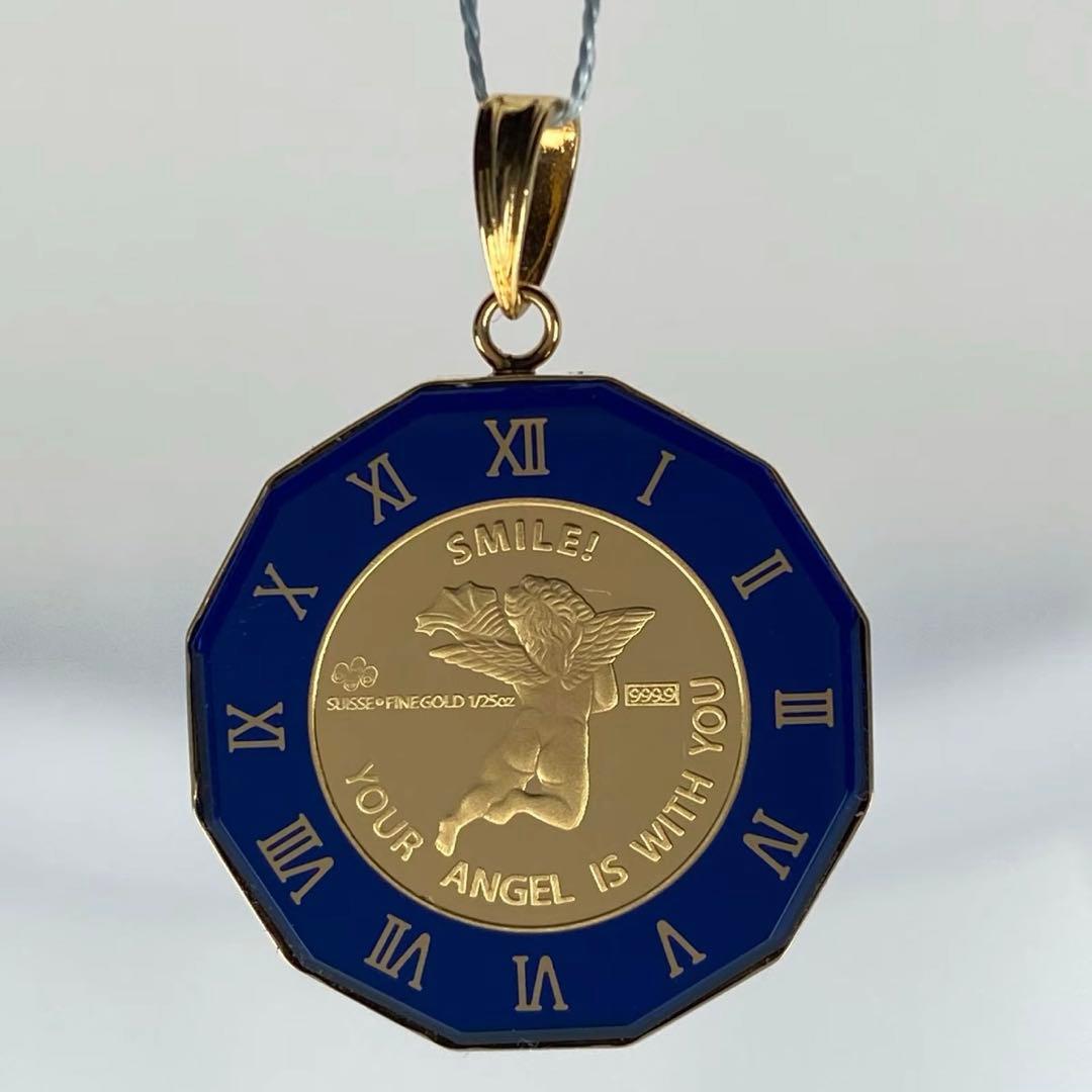 k24 チャーム エンジェル ペンダントトップ