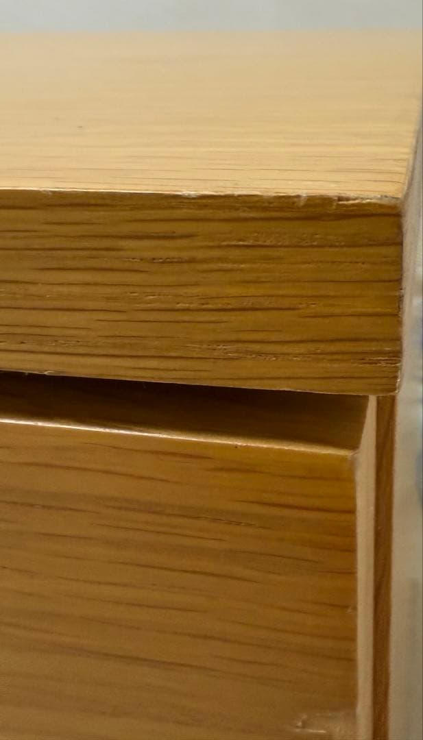 木製テレビ台 ガラス扉付き/無垢材