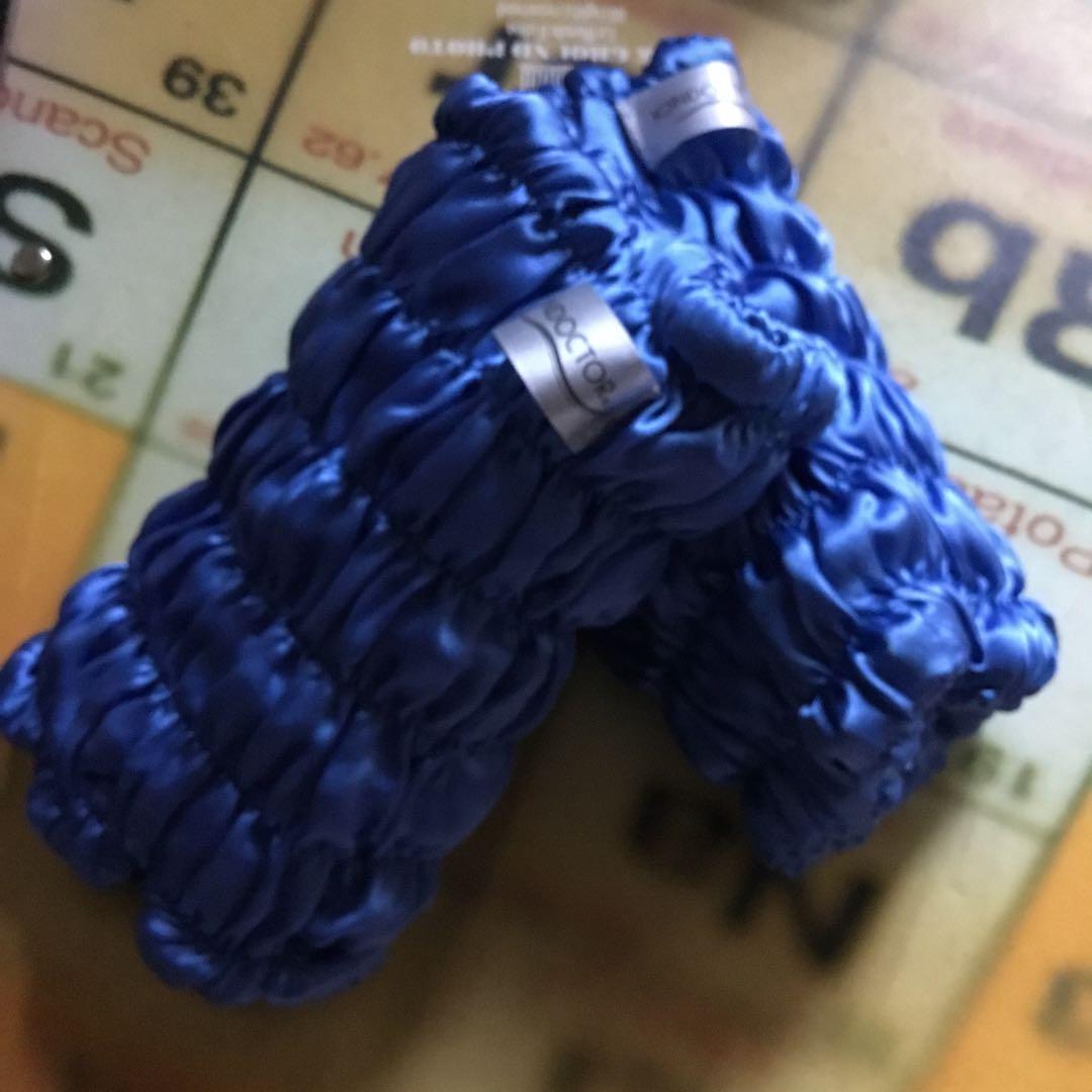 IONDOCTOR シルクレッグウォーマー　ブルー※ 新品未使用