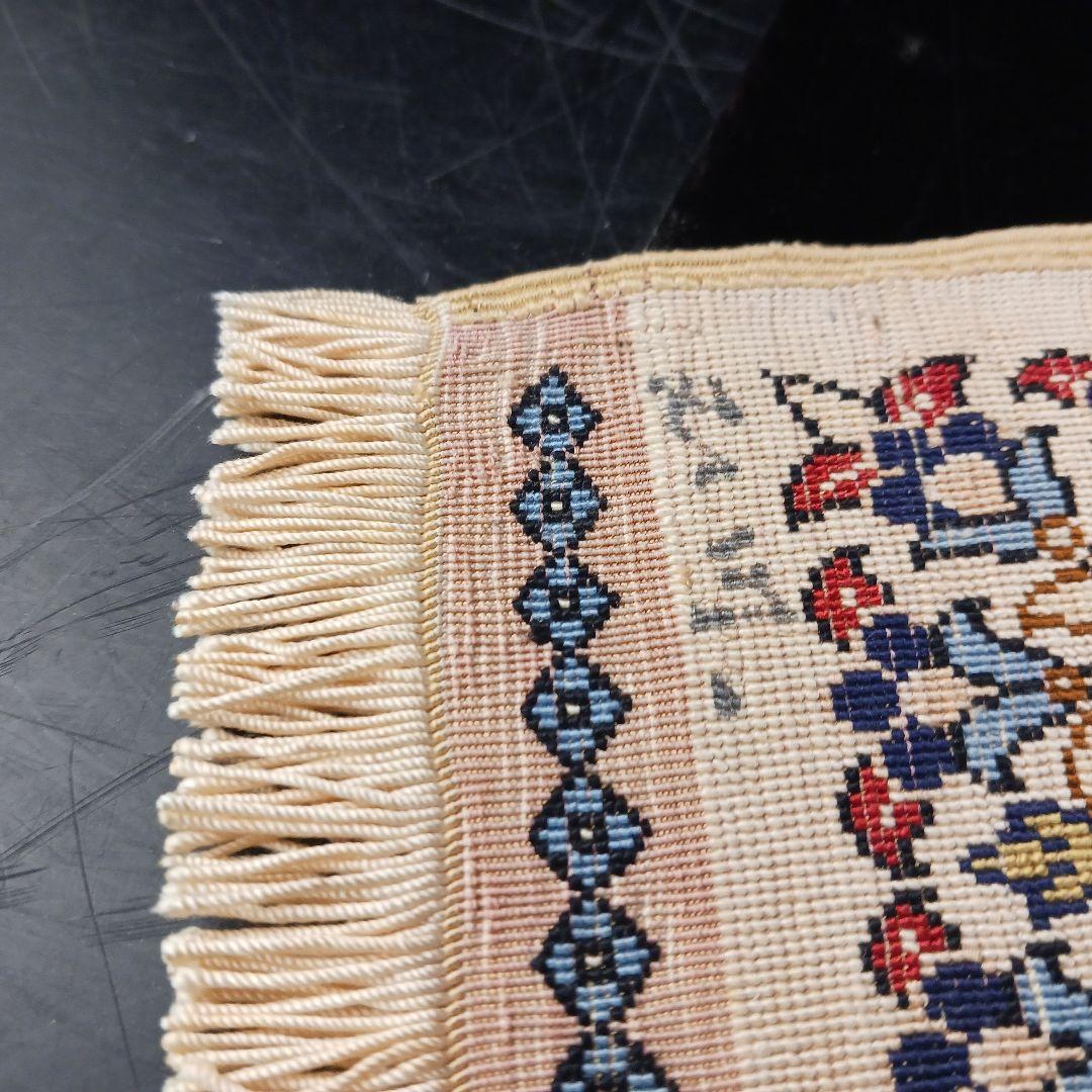 Y2732 トルコ ヘレケ絨毯 シルク100% 手織り100万ノット 額装