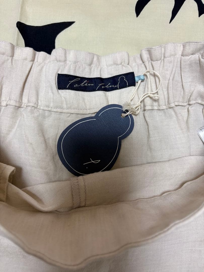 巻きスカート風ワイドパンツ