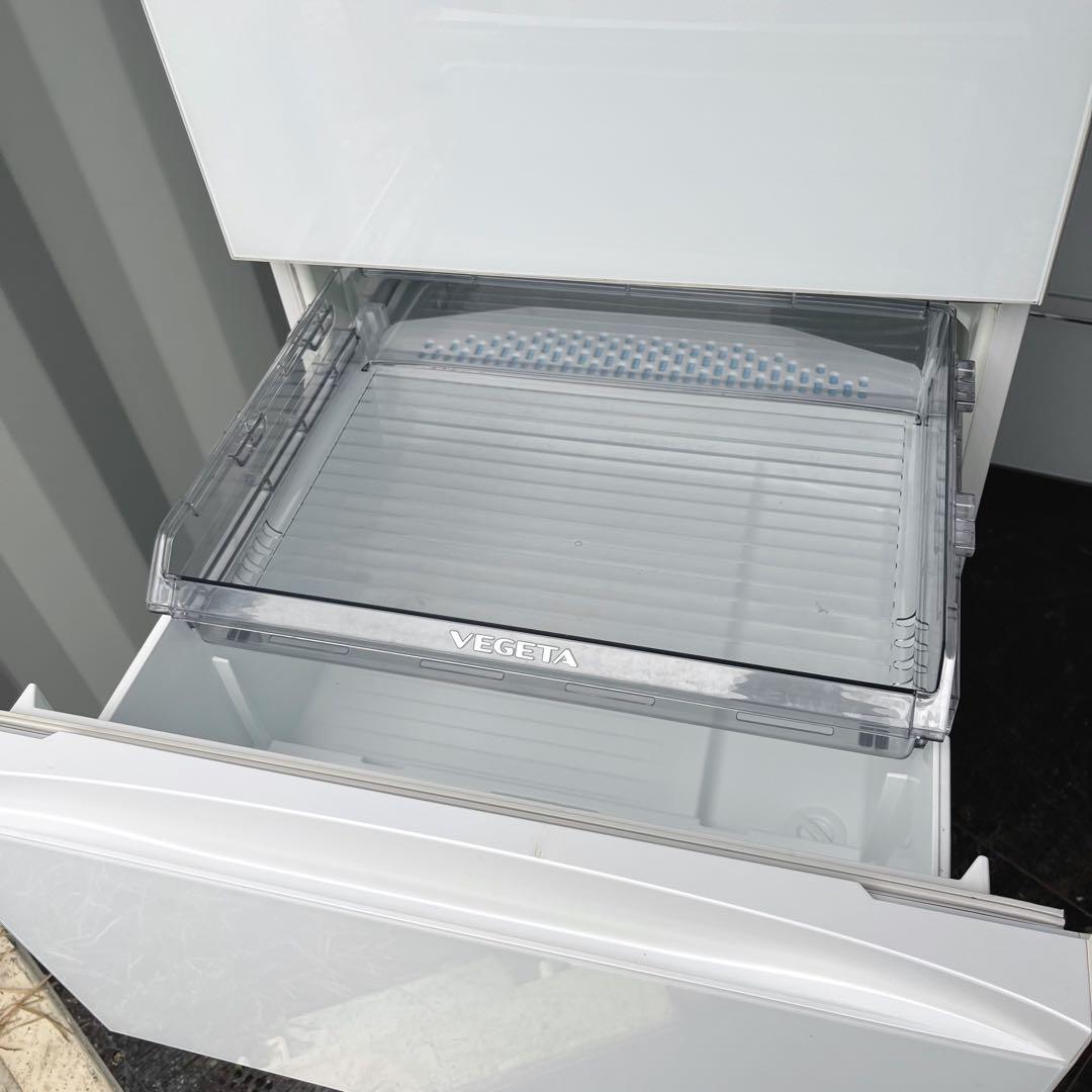 36取付無料！東芝ベジータ真ん中野菜室 自動製氷付きホワイト5ドア冷蔵庫！