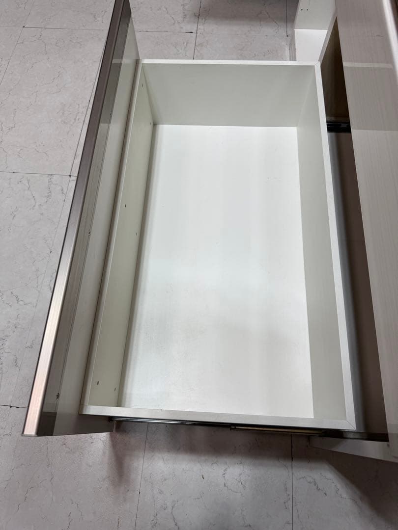 訳あり！ニトリ　キッチンボード120KB WH