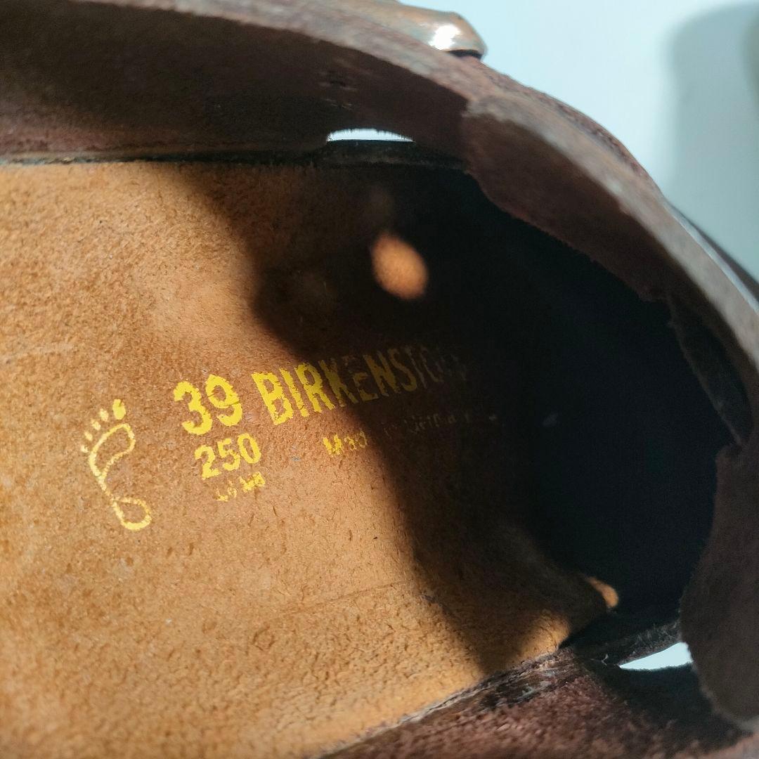 BIRKENSTOCK LONDON ロンドン レザー 39 ブラウン