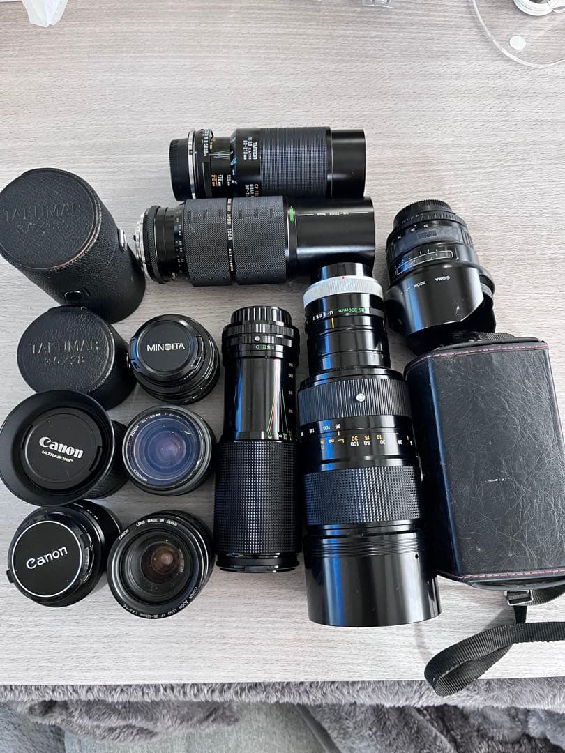カメラレンズ　ジャンク　まとめ売り