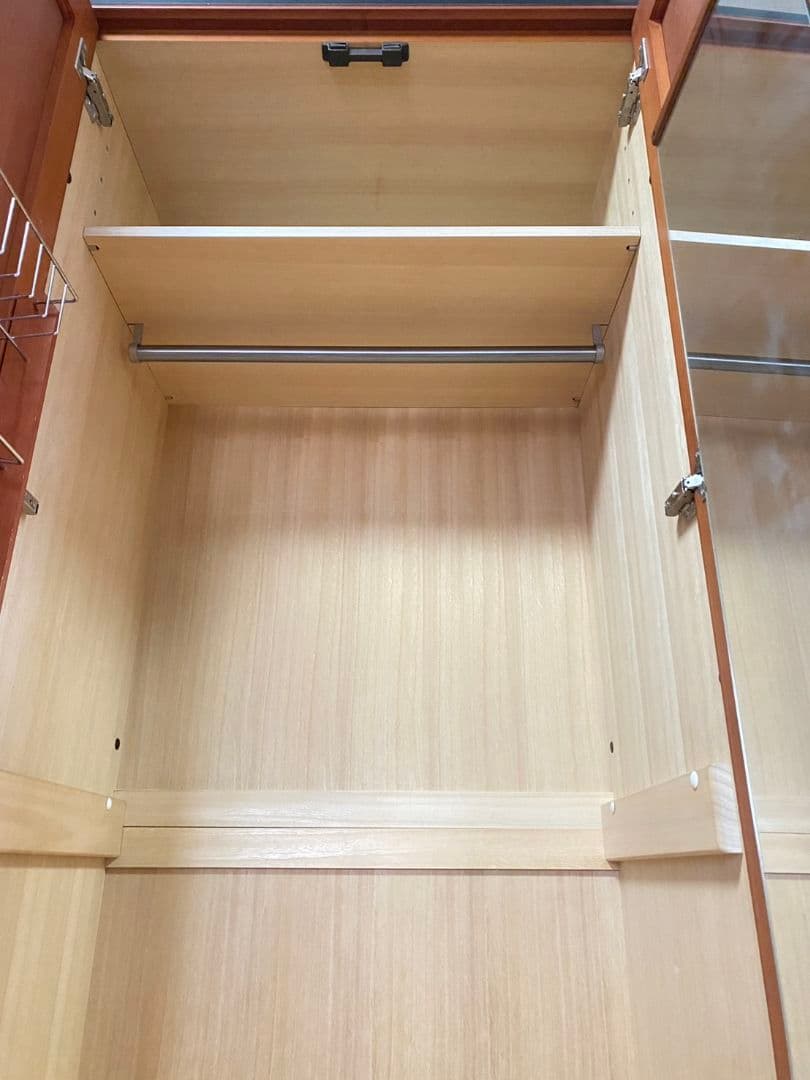 洋服タンス ミラー付き 天然木　洋タンス　箪笥　引き出し付き