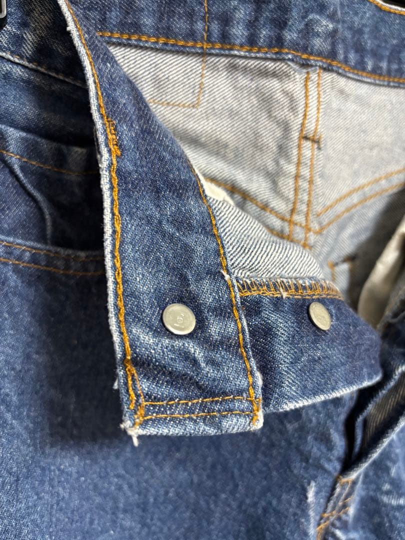 リーバイス501 66後期　ボタン裏6 w27L32