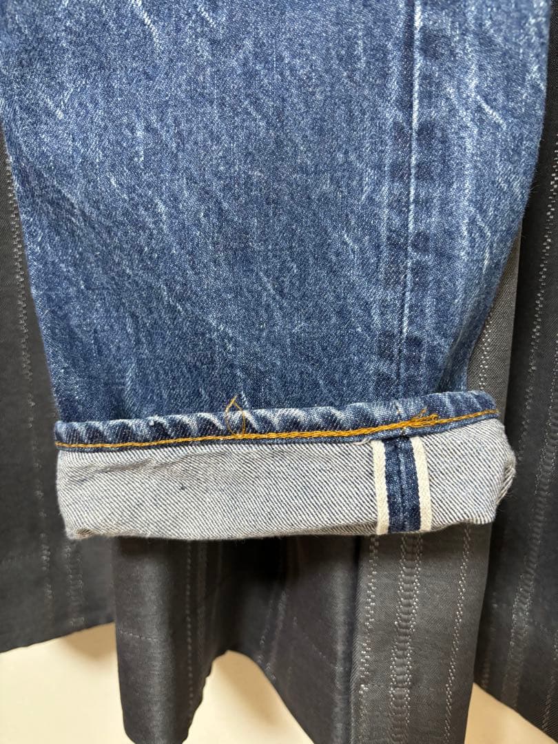 リーバイス501 66後期　ボタン裏6 w27L32