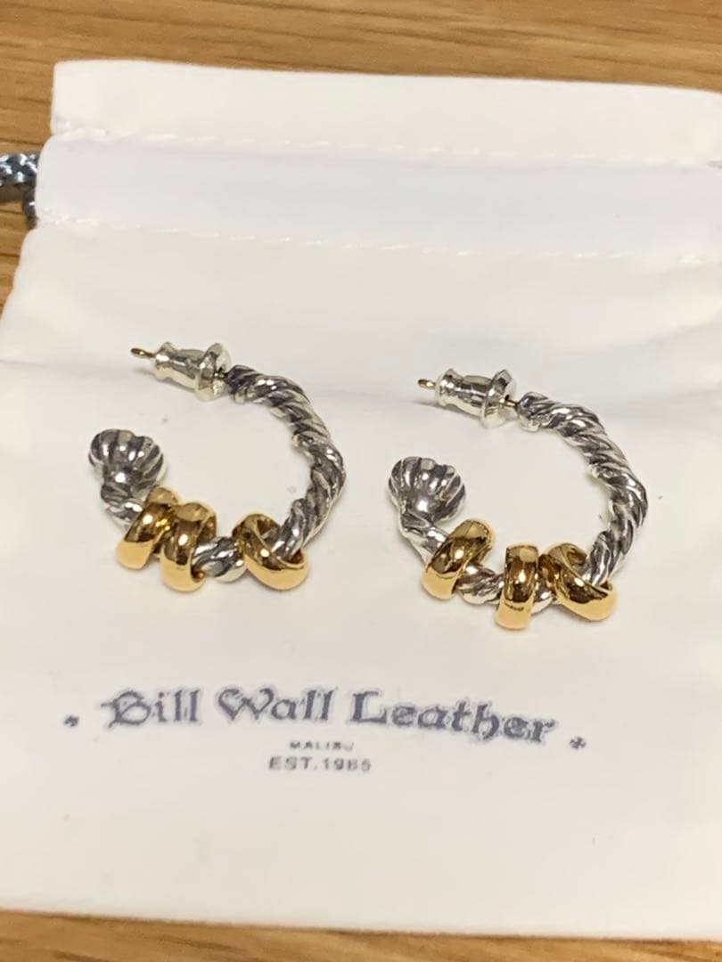 BILL WALL LEATHER ツイスティフープピアス スモール BEAMS