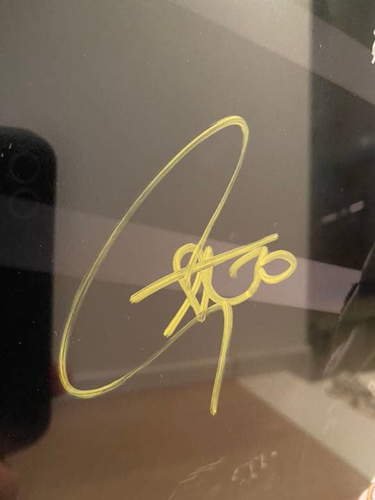 ステフィン カリー 直筆サイン入り フォトポスター NBA Curry