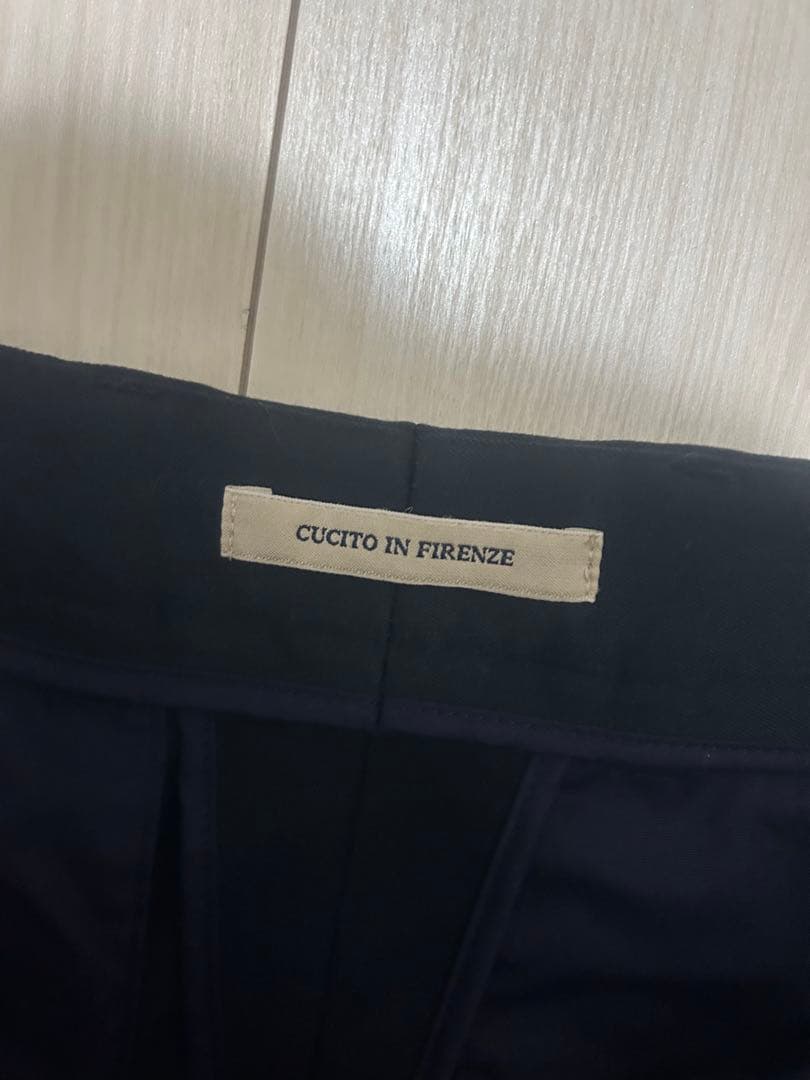 CUCITO IN FIRENZE ネイビー スラックス サイズ46