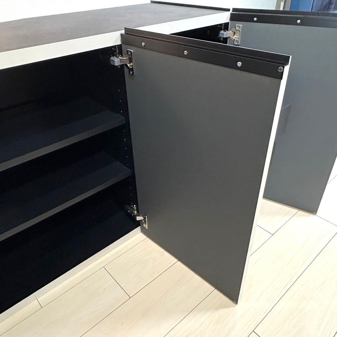 【ほぼ未使用】パモウナ　CEキャビネット シルキーアッシュ 3扉 120cm