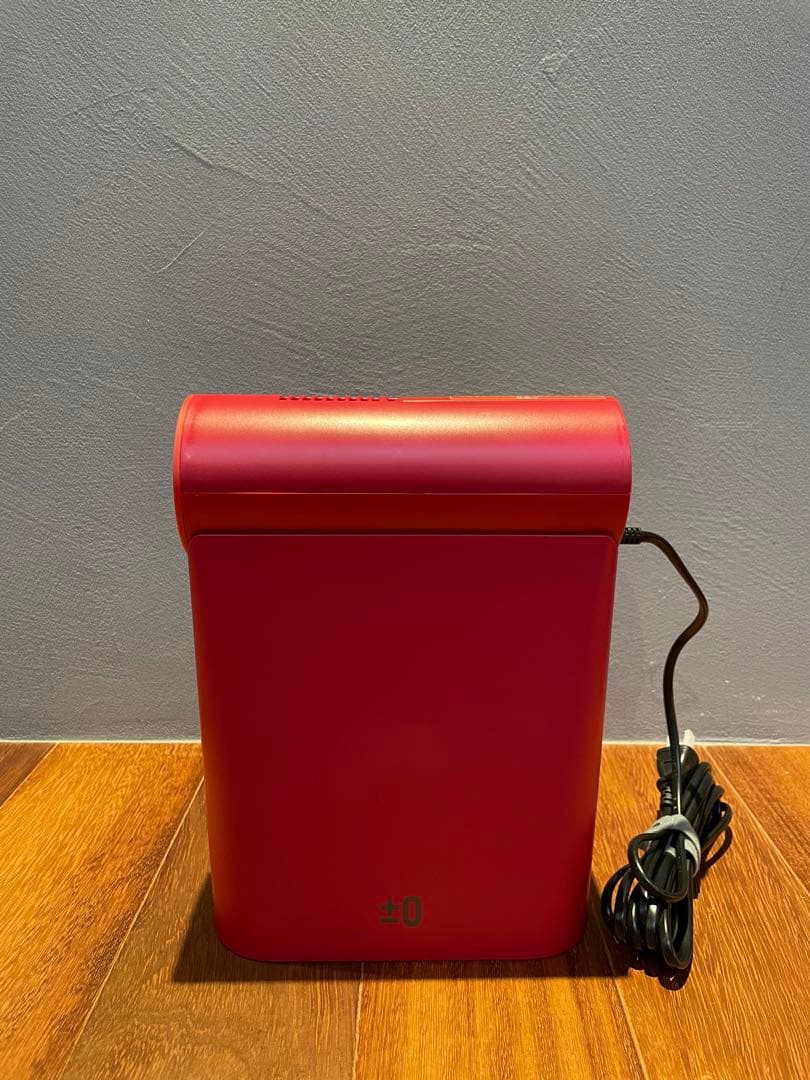 ±0 衣類乾燥機　コンパクト　乾燥機　レッド　22年製