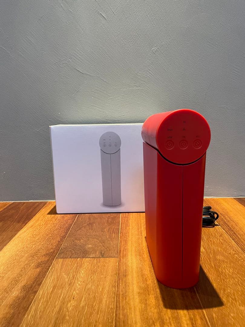 ±0 衣類乾燥機　コンパクト　乾燥機　レッド　22年製