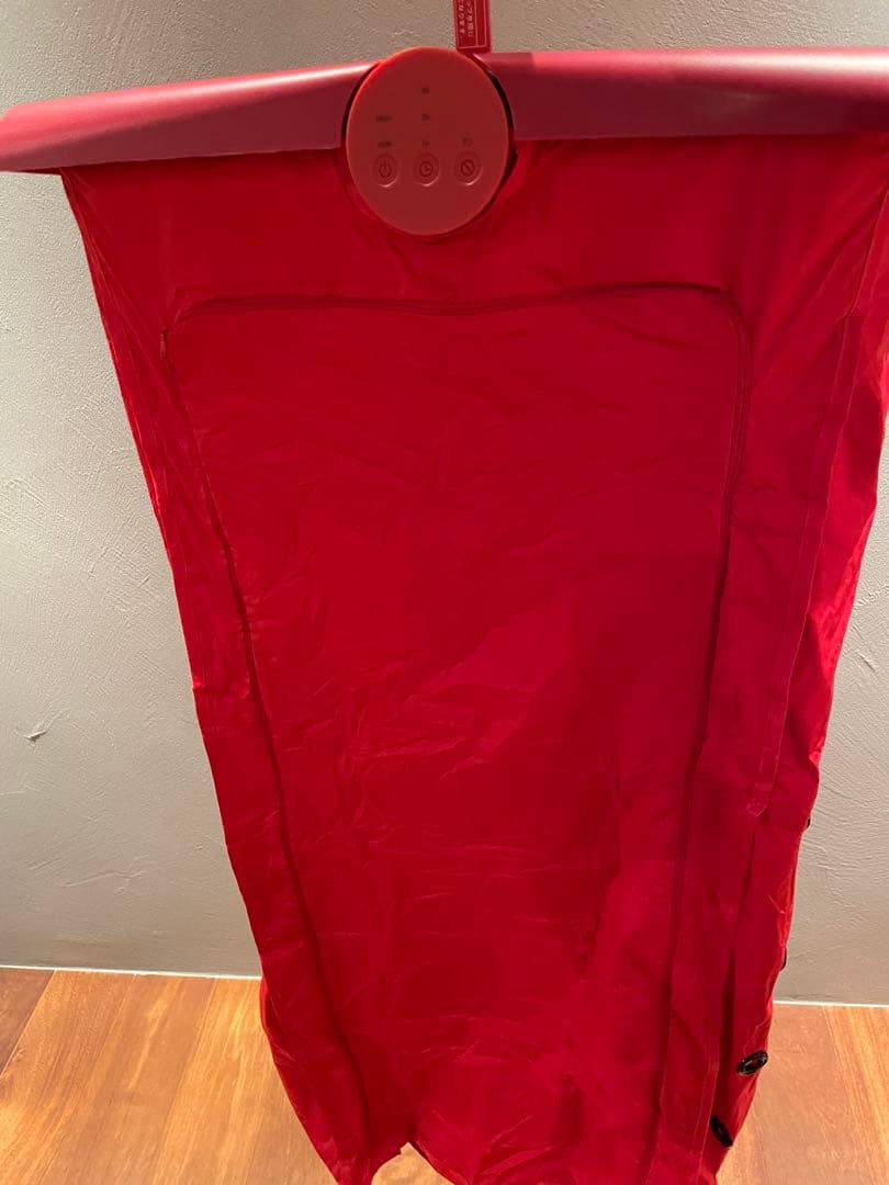 ±0 衣類乾燥機　コンパクト　乾燥機　レッド　22年製