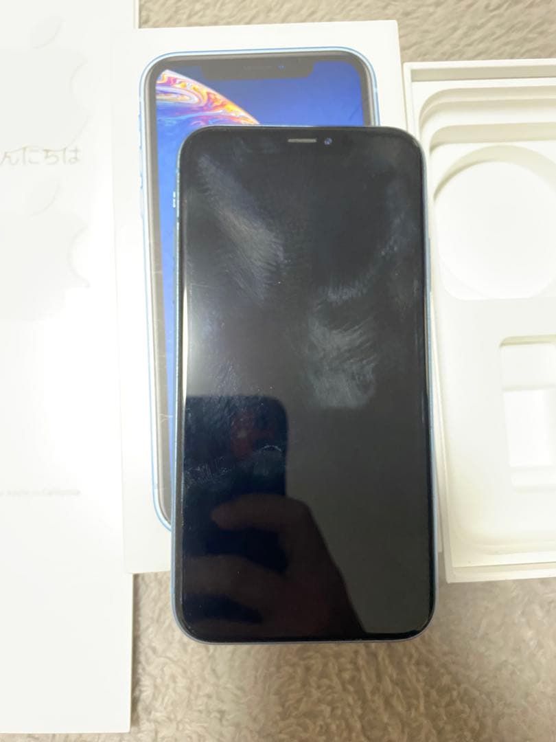iPhone XR 128GB ブルー SIMフリー ジャンク