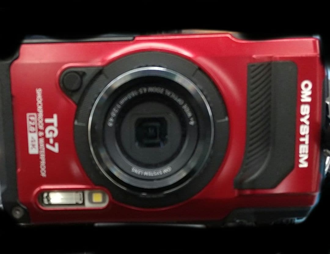 オーエムシステム　TG-7 RED　コンパクトデジタルカメラ