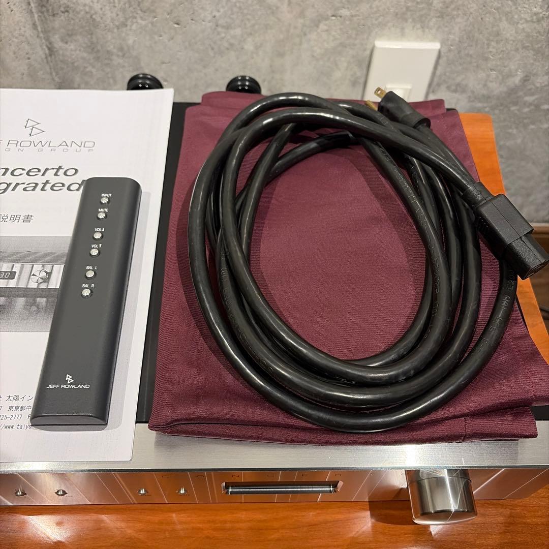 JEFF ROWLAND CONCERTO INTEGRATED 美品