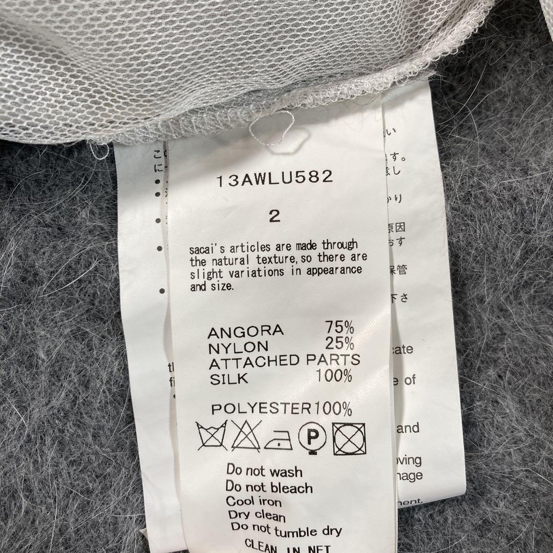 あかあかsacai luck サカイラック ニット　チュニック　アンゴラ