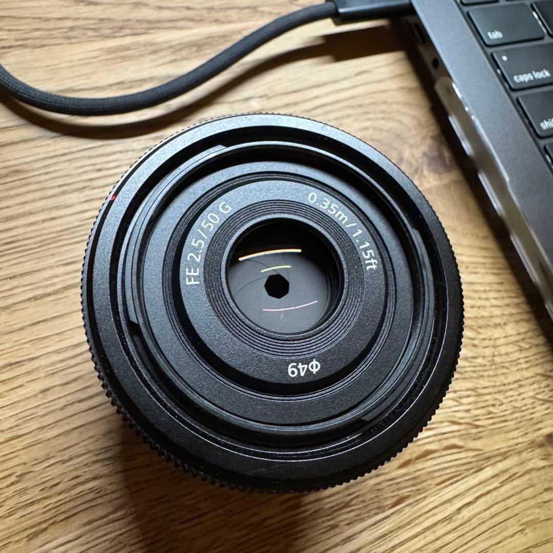 Sony 50mm F2.5 Gレンズ SEL50F25G