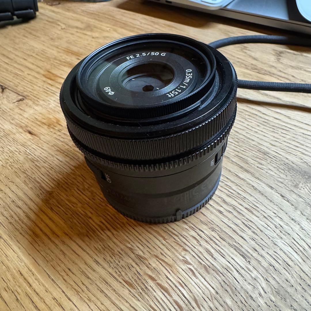 Sony 50mm F2.5 Gレンズ SEL50F25G