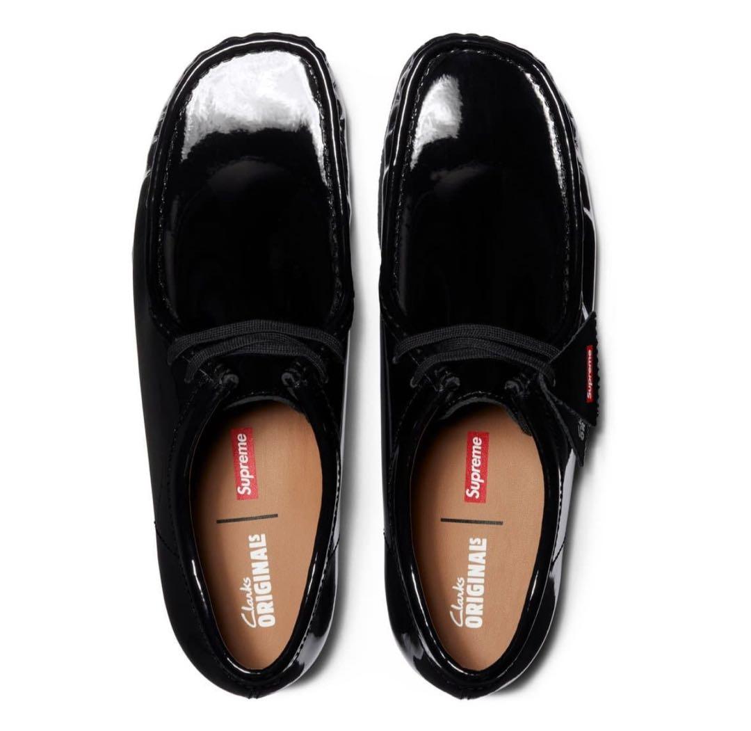 Supreme × Clarks Patent Leather Wallabee