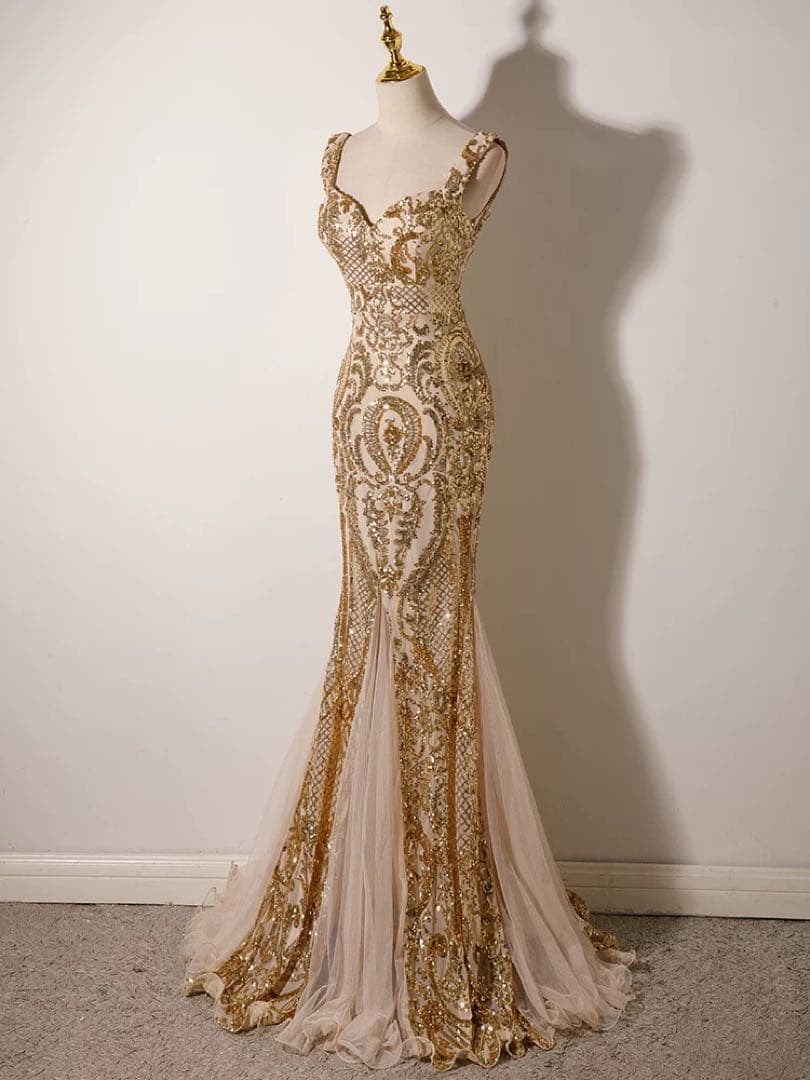 ダンスパーティーや演奏会に✨ロングカラードレス　発表会、カラオケ、舞台に！