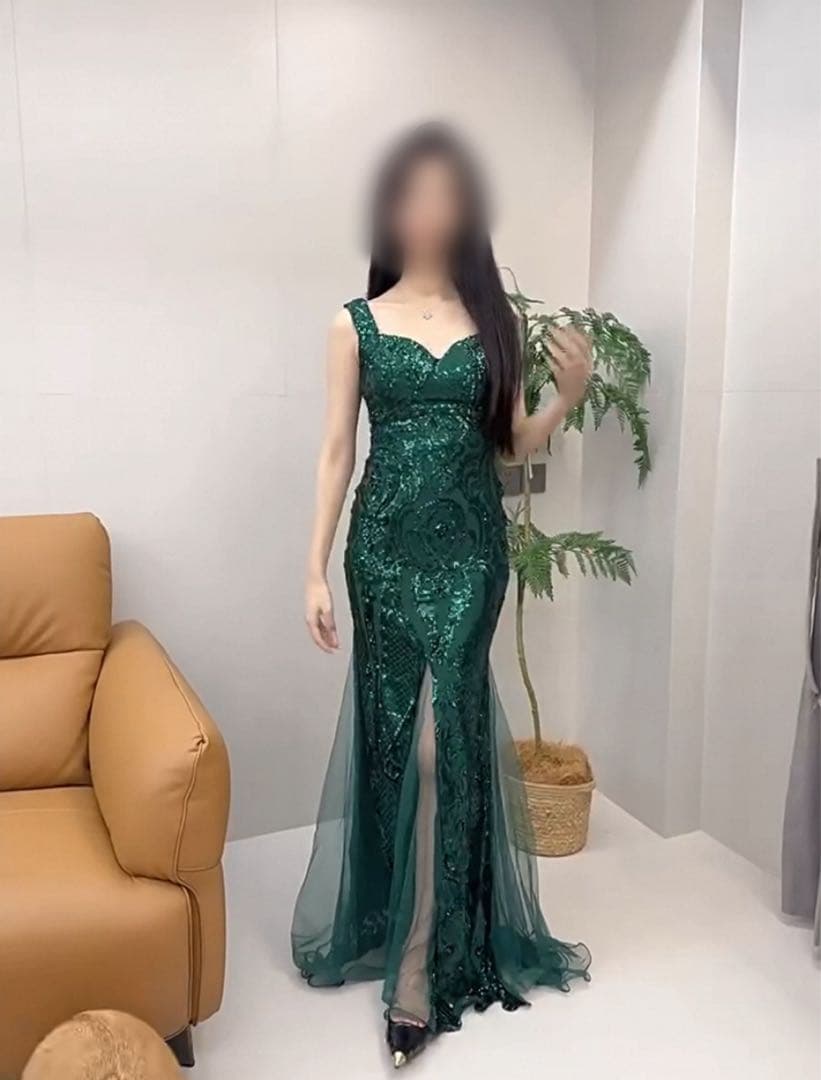 ダンスパーティーや演奏会に✨ロングカラードレス　発表会、カラオケ、舞台に！