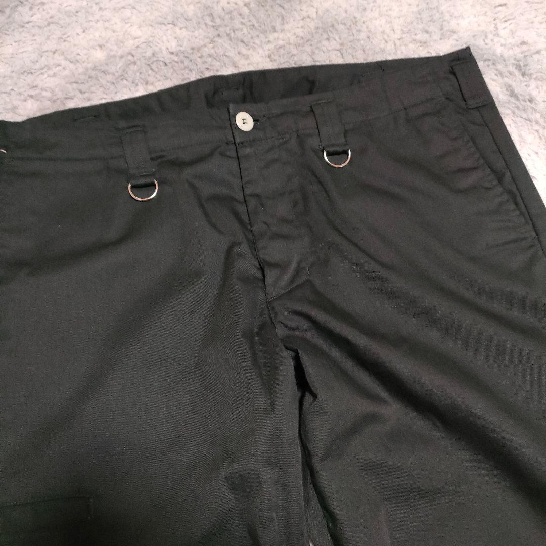 RALEIGH ラリー ブラック チノパン　パンツ　ワンポイントロゴ　Y2K 黒