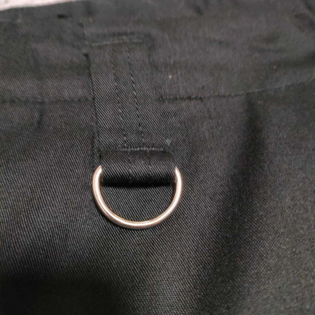 RALEIGH ラリー ブラック チノパン　パンツ　ワンポイントロゴ　Y2K 黒