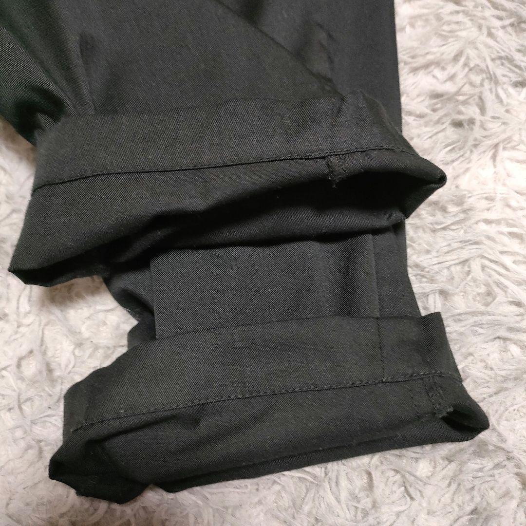 RALEIGH ラリー ブラック チノパン　パンツ　ワンポイントロゴ　Y2K 黒