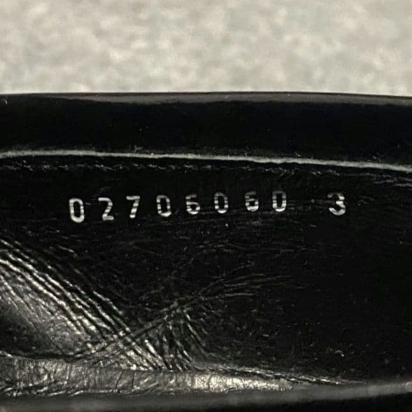 5351 POUL LES HOMMES パイソンレザー ヒール シューズ 3