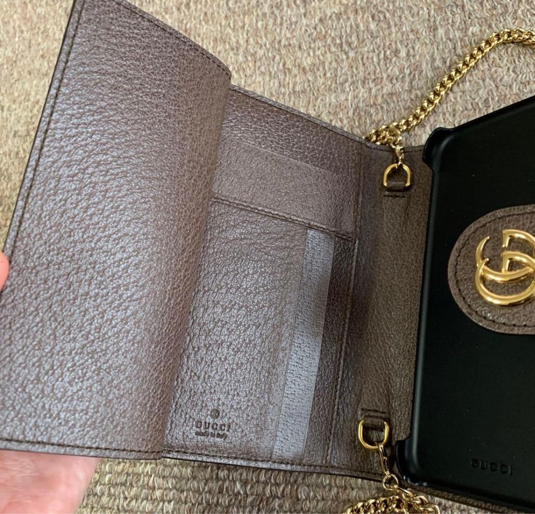 GUCCI グッチ　iPhonex iPhonexs 手帳型　スマホケース　美品