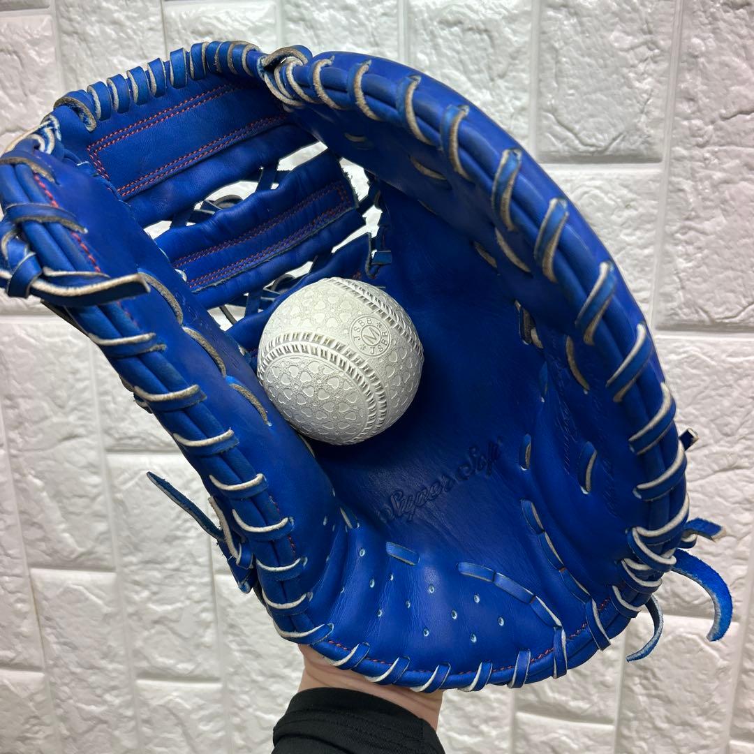 【美品】野球 グローブ 一般 軟式 ファーストミット SSK