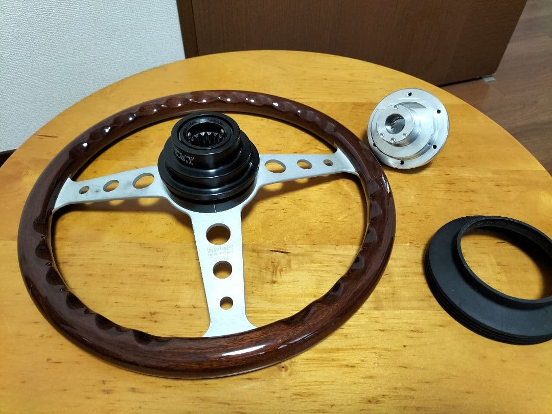 コペン L880K用 クイックリリースショートボス momoステアリング3点