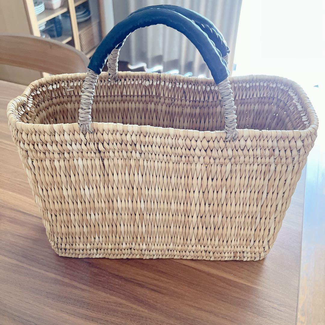 ワランワヤン　カゴバッグ　ミナペルホネンタンバリン　バッグインバッグ