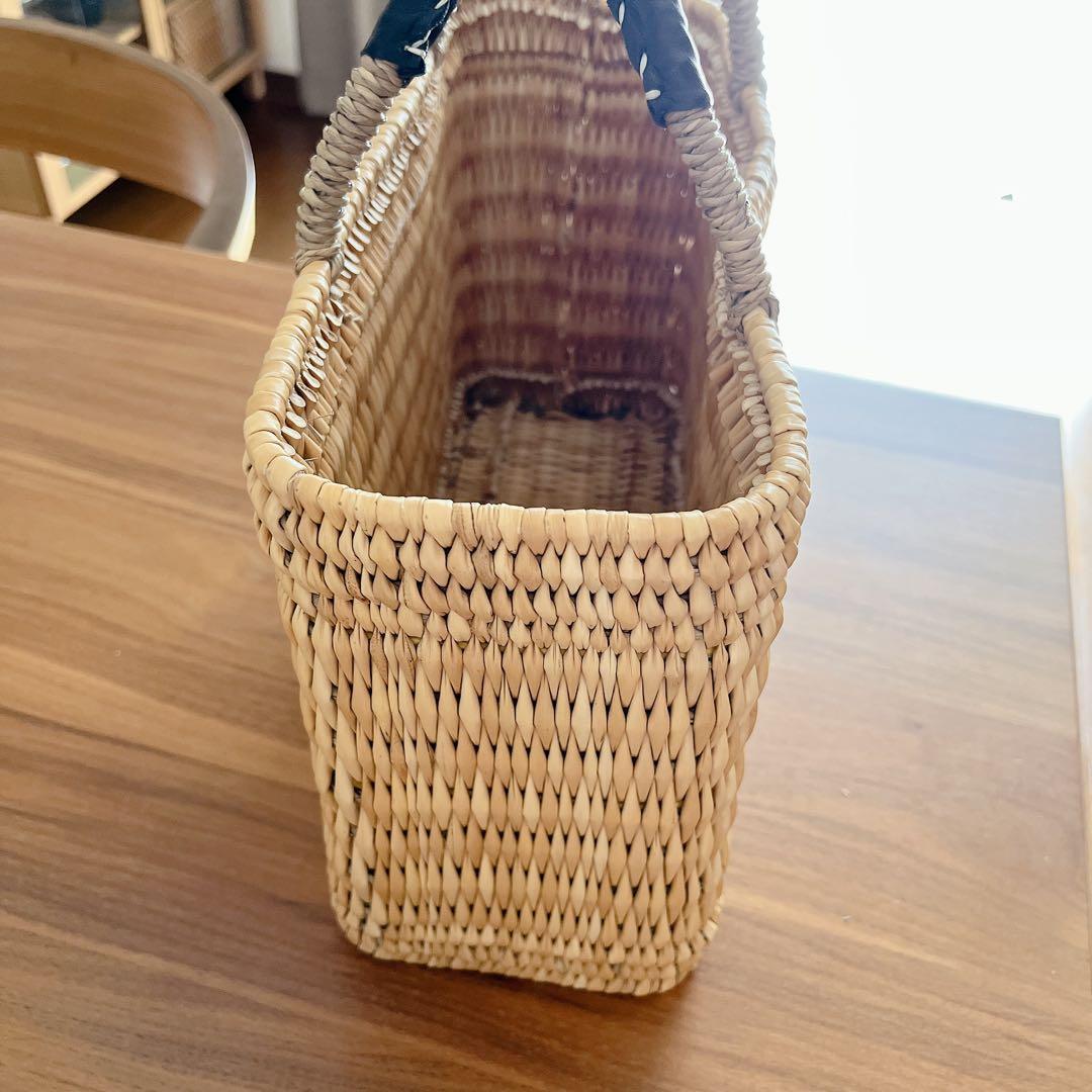 ワランワヤン　カゴバッグ　ミナペルホネンタンバリン　バッグインバッグ