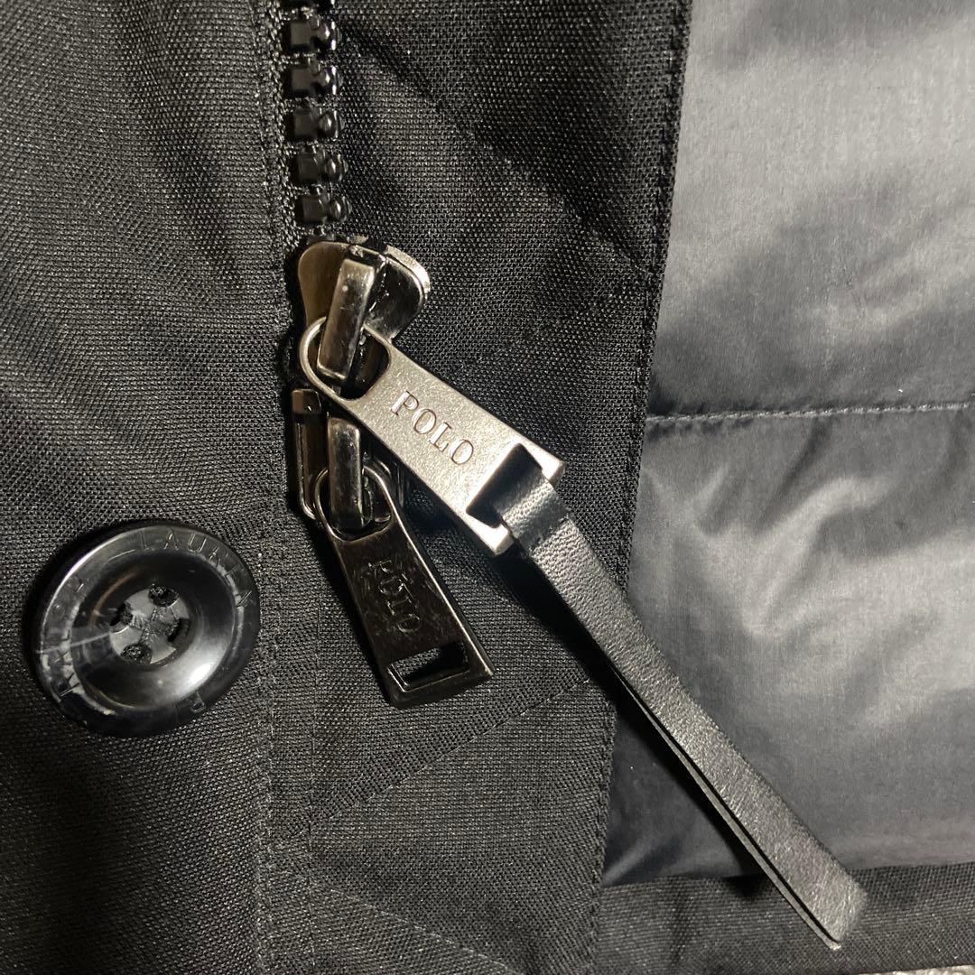 【極美品】ポロラルフローレン　モッズダウンコート　ダウンジャケット　ブラック