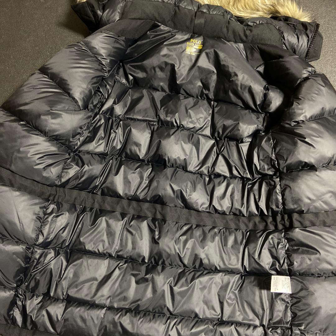 【極美品】ポロラルフローレン　モッズダウンコート　ダウンジャケット　ブラック
