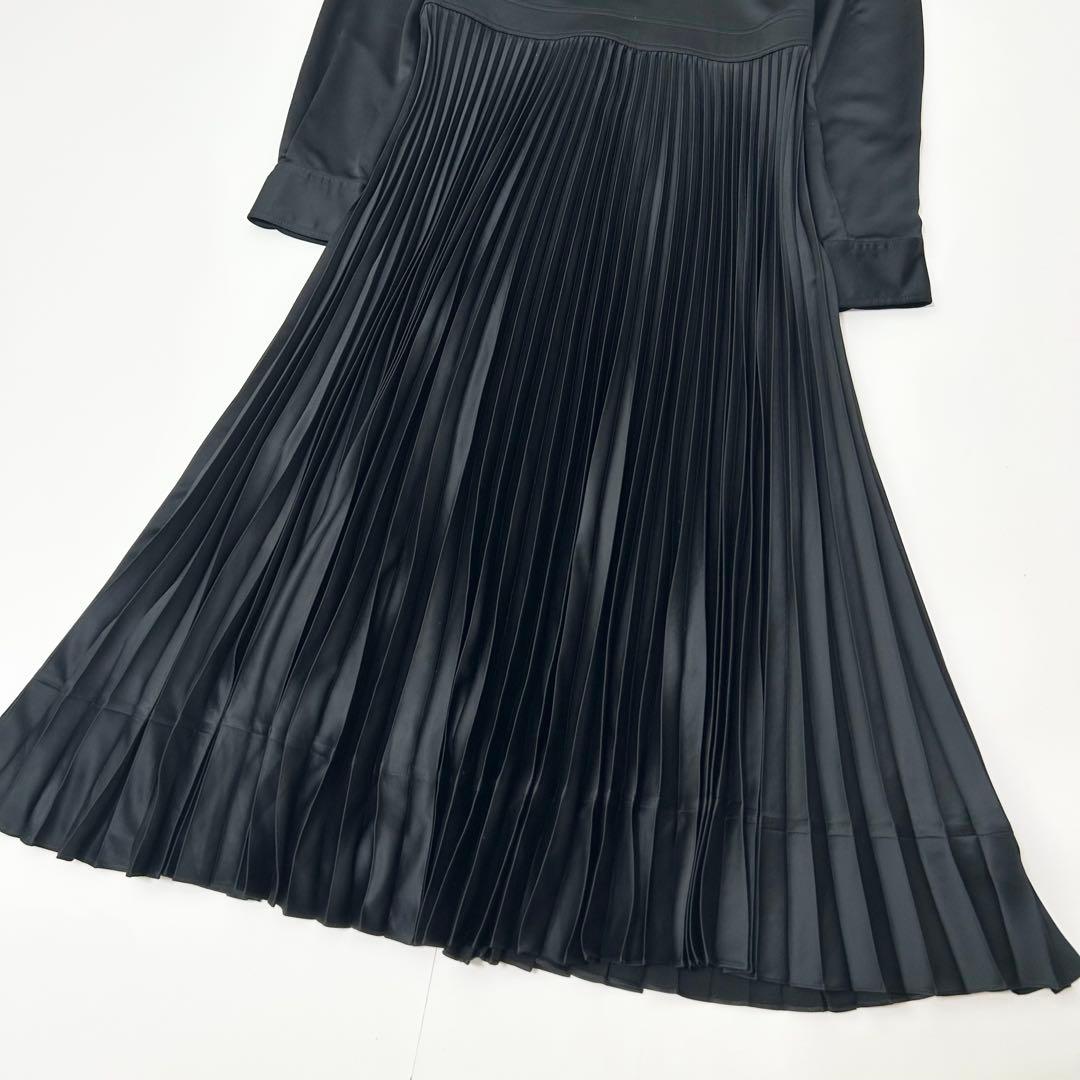 ラルフローレン　プリーツワンピース　ブラック　6