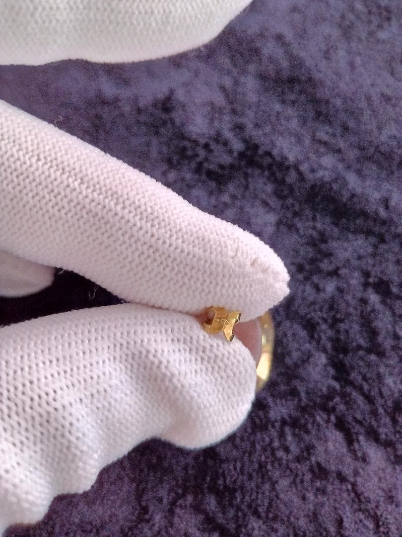 【750刻印枠付き】カメオペンダントトップ