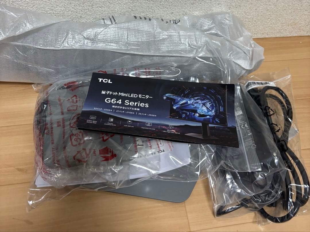 TCL 27G64 量子ドットMini LED WQHDゲーミングモニター